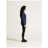 Rush 2.0 Ls Tee W - Navy - Closeup 2