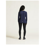 Rush 2.0 Ls Tee W - Navy - Closeup 4
