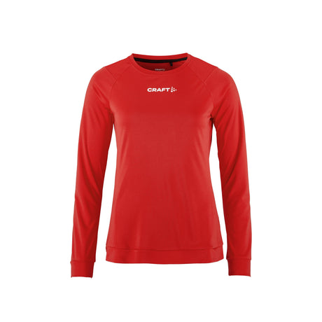 Rush 2.0 Ls Tee W - Red - Front
