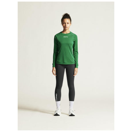 Rush 2.0 Ls Tee W - Green - Closeup 1