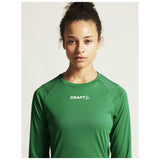 Rush 2.0 Ls Tee W - Green - Closeup 6