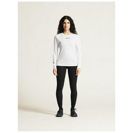 Rush 2.0 Ls Tee W - White - Closeup 1