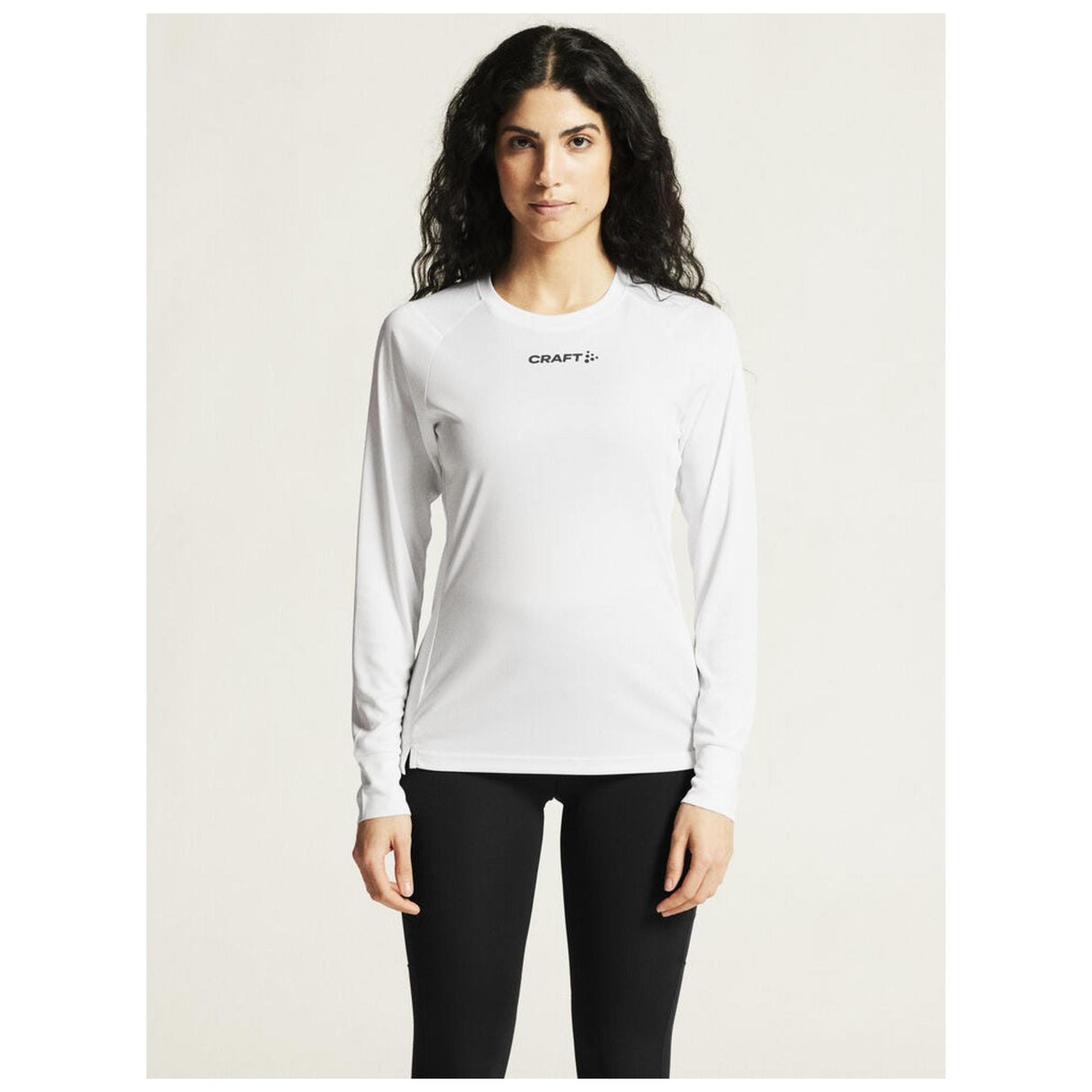 Rush 2.0 Ls Tee W - White - Closeup 5