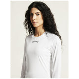 Rush 2.0 Ls Tee W - White - Closeup 6