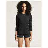 Rush 2.0 Ls Tee W - Black - Closeup 5