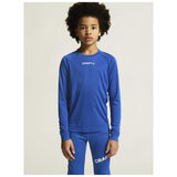 Rush 2.0 Ls Tee Jr - Cobalt - Closeup 5