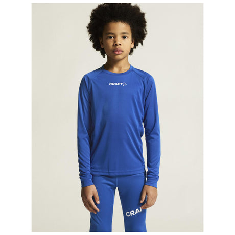 Rush 2.0 Ls Tee Jr - Cobalt - Closeup 5