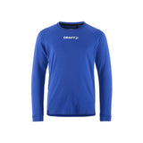 Rush 2.0 Ls Tee Jr - Cobalt - Front