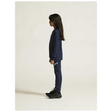 Rush 2.0 Ls Tee Jr - Navy - Closeup 2