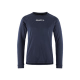 Rush 2.0 Ls Tee Jr - Navy - Front