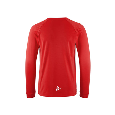 Rush 2.0 Ls Tee Jr - Red - Back