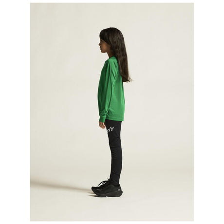 Rush 2.0 Ls Tee Jr - Green - Closeup 2