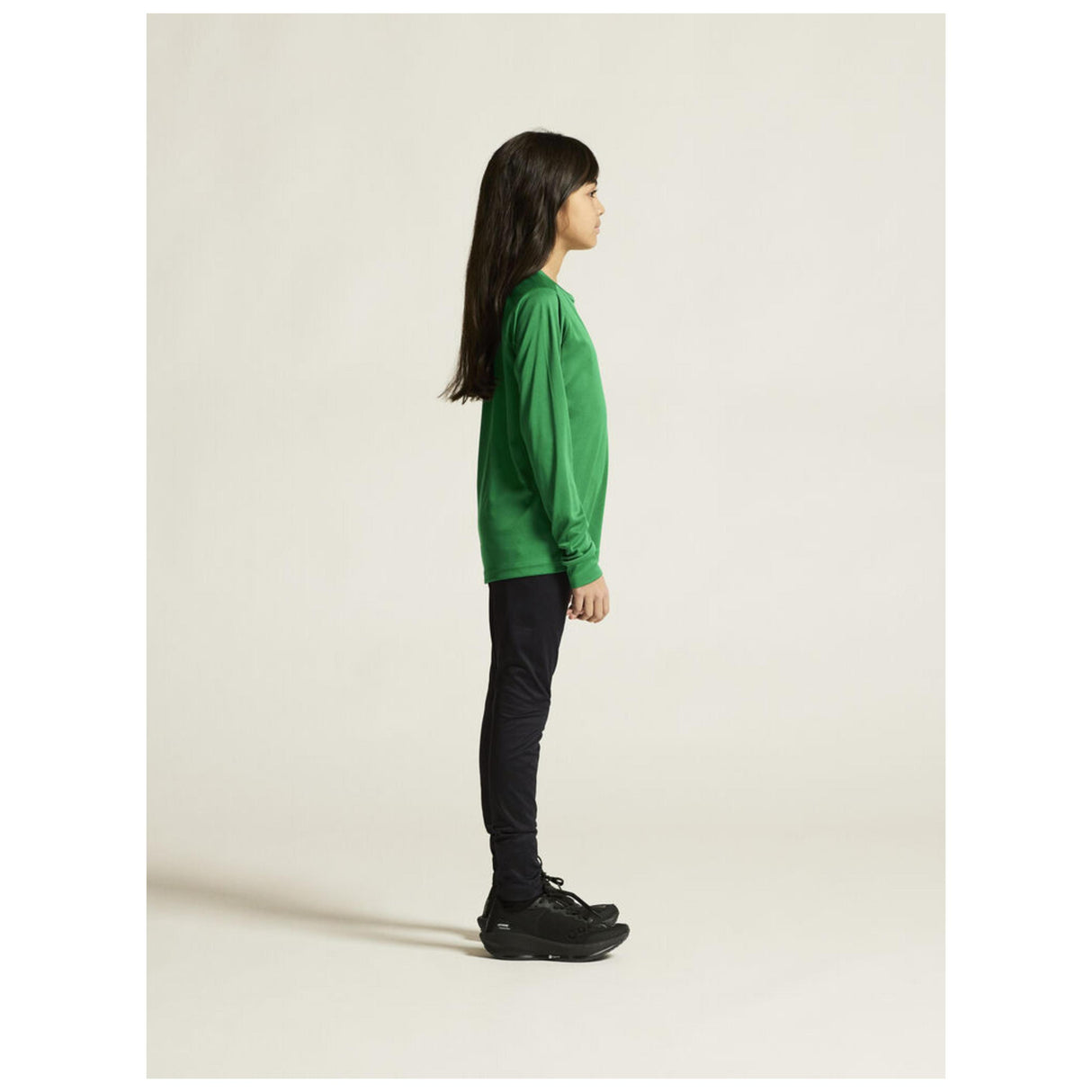 Rush 2.0 Ls Tee Jr - Green - Closeup 3