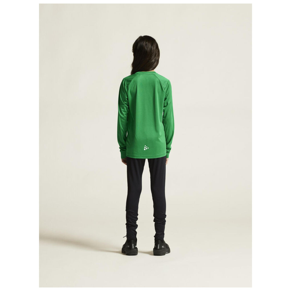 Rush 2.0 Ls Tee Jr - Green - Closeup 4