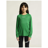 Rush 2.0 Ls Tee Jr - Green - Closeup 5