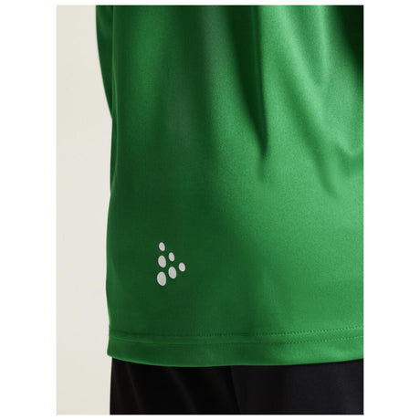 Rush 2.0 Ls Tee Jr - Green - Closeup 7