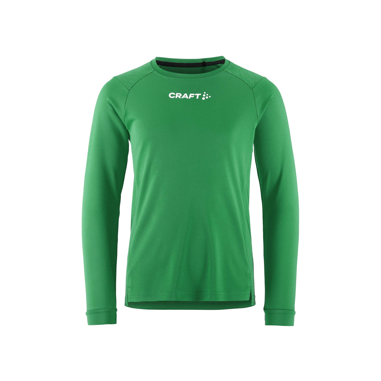 Rush 2.0 Ls Tee Jr - Green - Front
