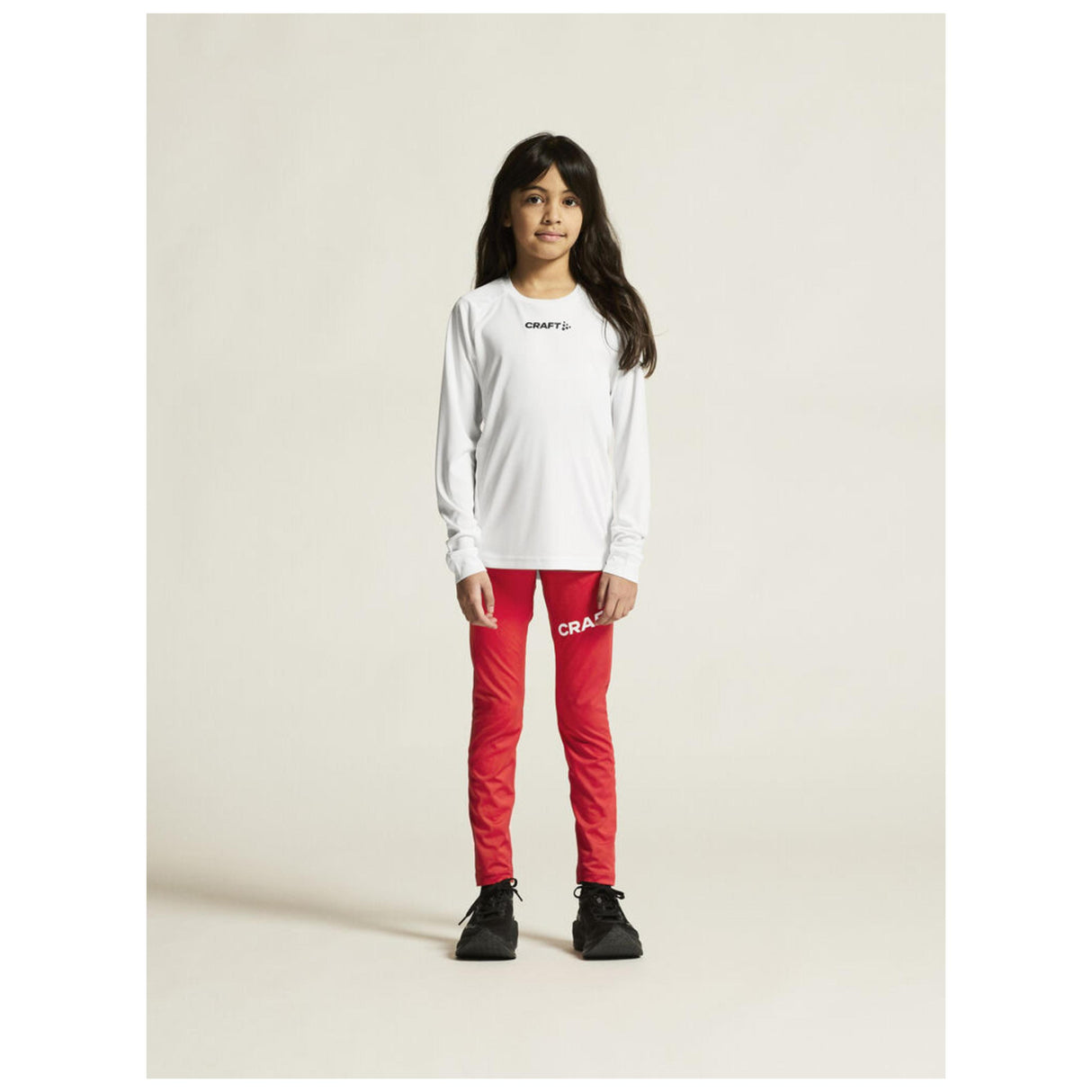 Rush 2.0 Ls Tee Jr - White - Closeup 1