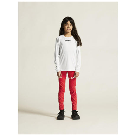 Rush 2.0 Ls Tee Jr - White - Closeup 1