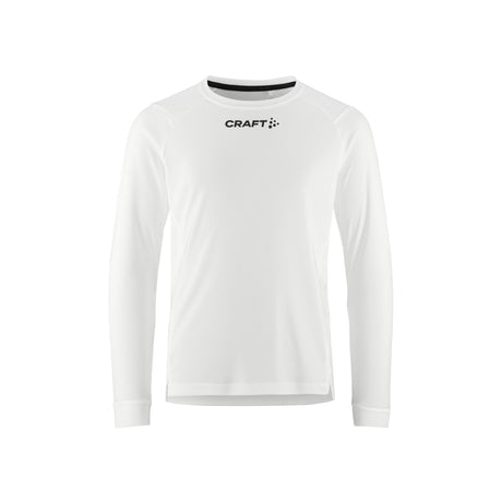 Rush 2.0 Ls Tee Jr - White - Front