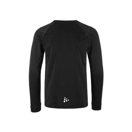 Rush 2.0 Ls Tee Jr - Black - Back