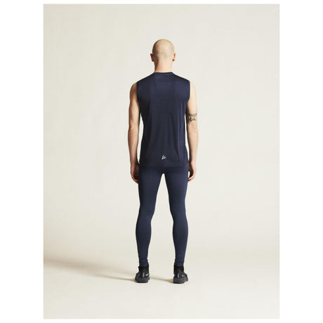 Rush 2.0 Singlet M - Navy - Closeup 4