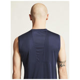 Rush 2.0 Singlet M - Navy - Closeup 7