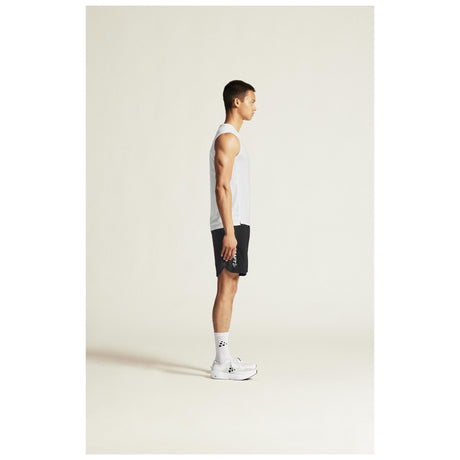 Rush 2.0 Singlet M - White - Closeup 1