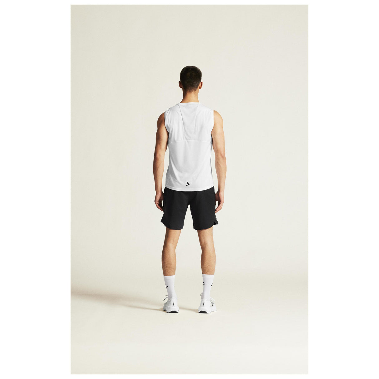 Rush 2.0 Singlet M - White - Closeup 2