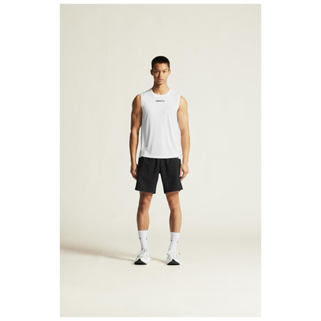 Rush 2.0 Singlet M - White - Closeup 5