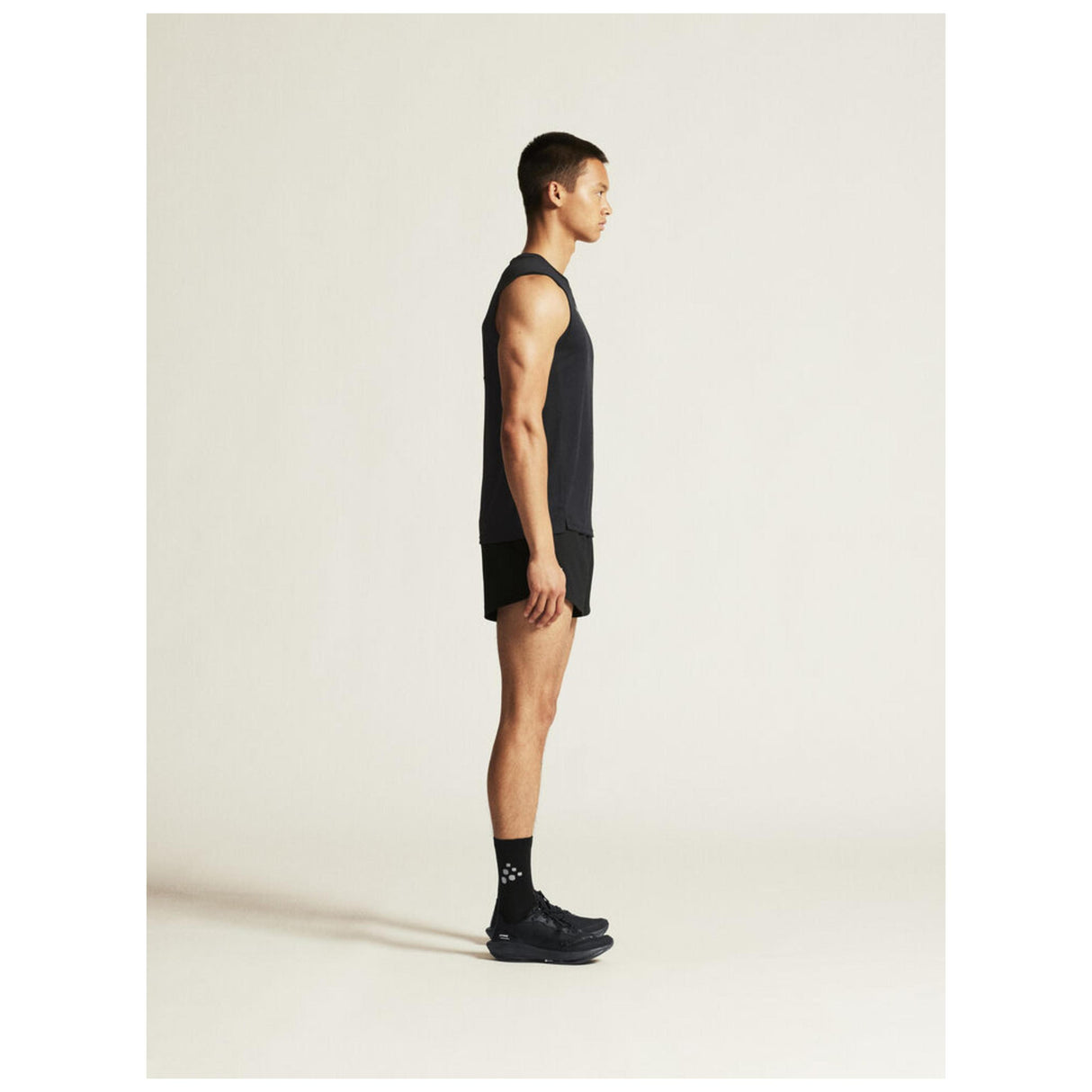 Rush 2.0 Singlet M - Black - Closeup 2