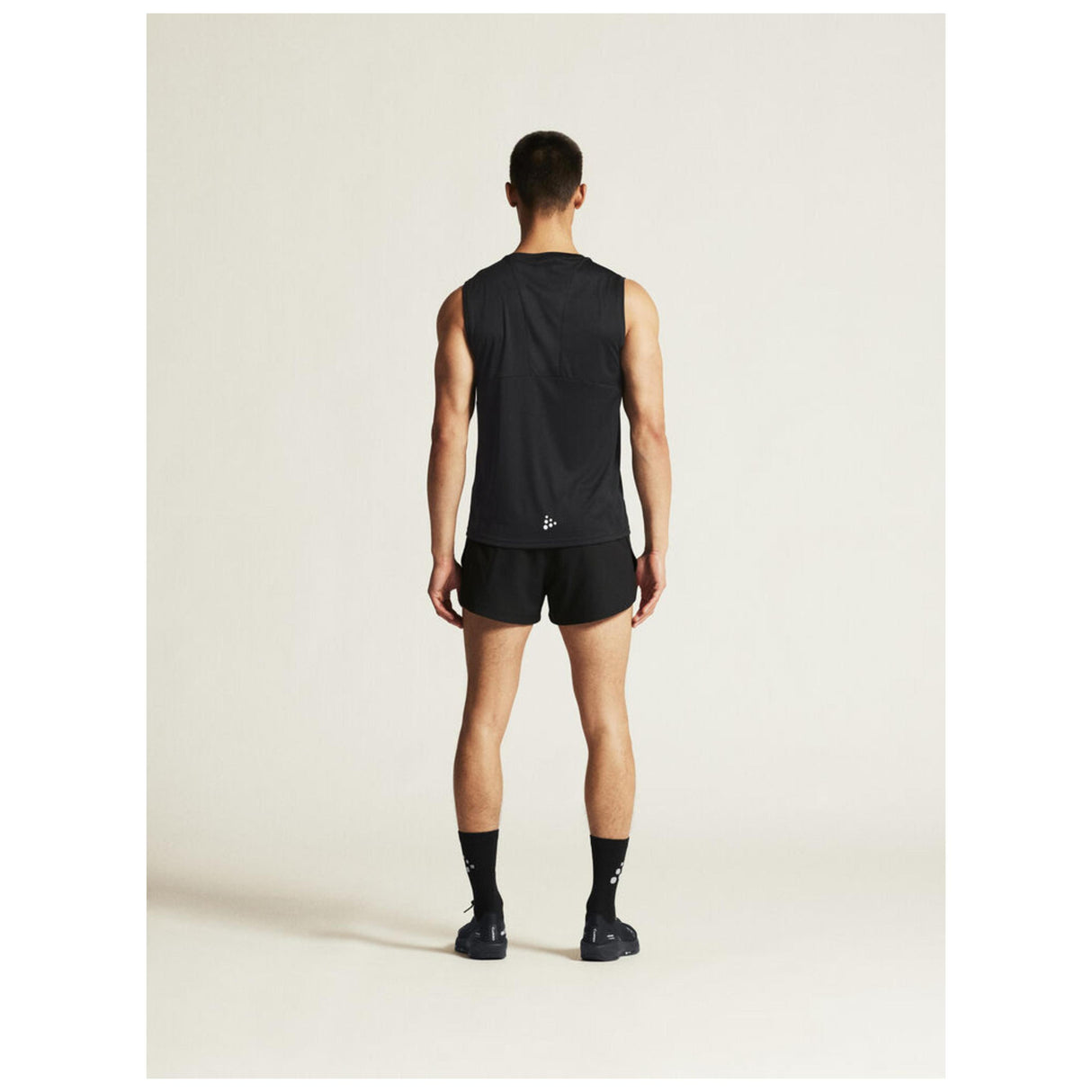 Rush 2.0 Singlet M - Black - Closeup 3