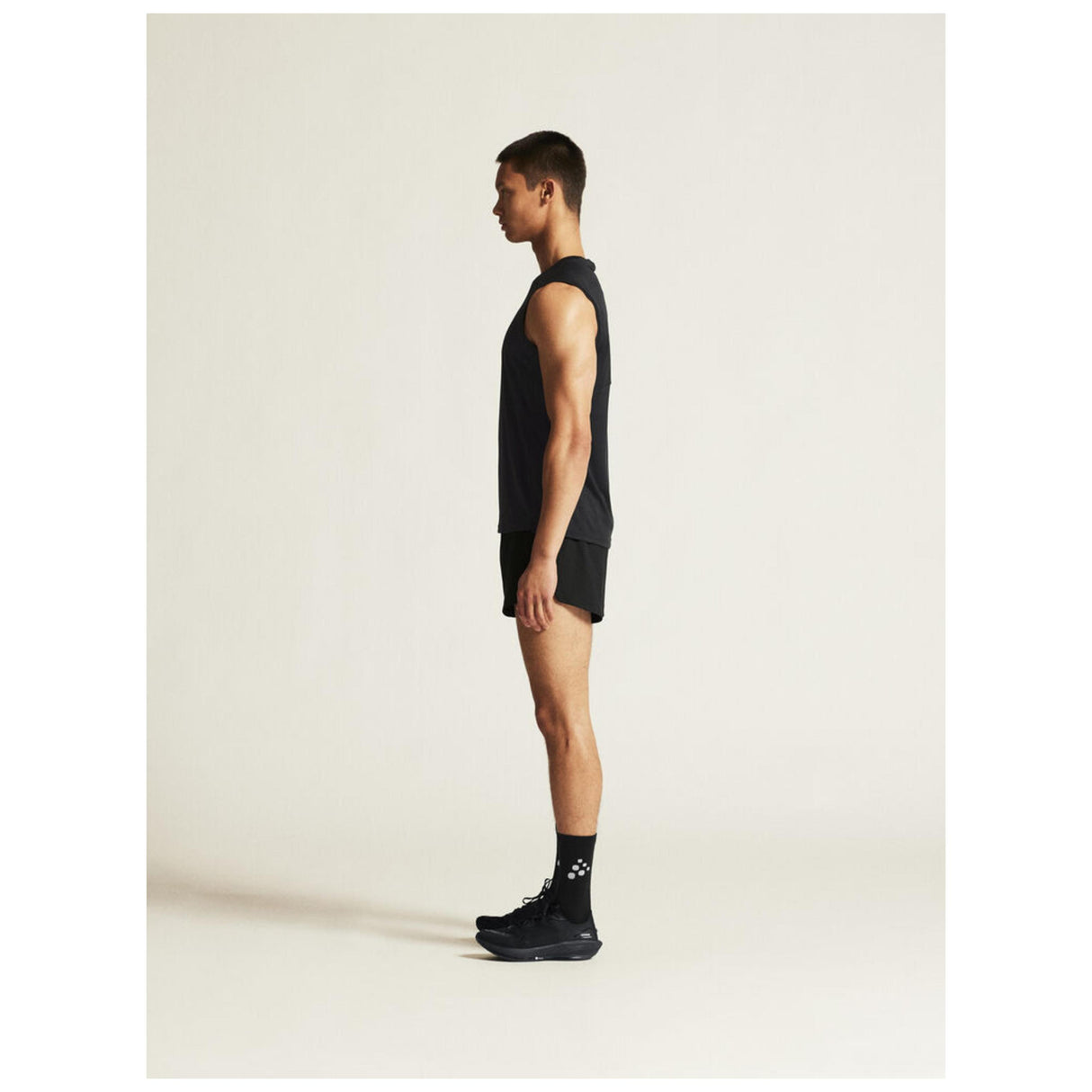 Rush 2.0 Singlet M - Black - Closeup 4