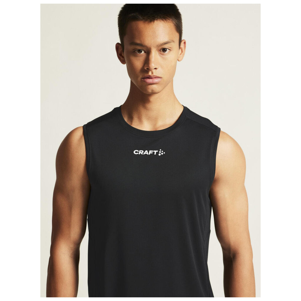 Rush 2.0 Singlet M - Black - Closeup 6