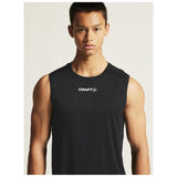 Rush 2.0 Singlet M - Black - Closeup 6