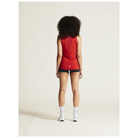 Rush 2.0 Singlet W - Red - Closeup 3