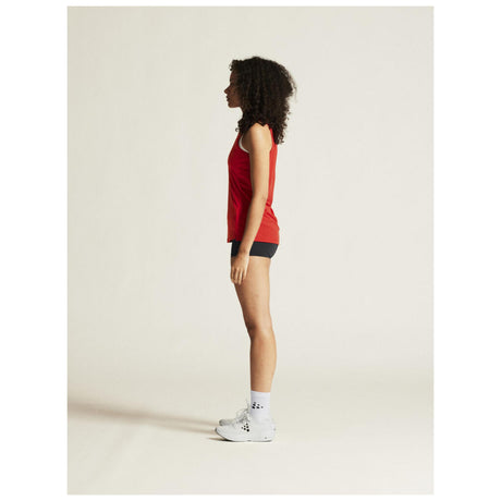 Rush 2.0 Singlet W - Red - Closeup 4