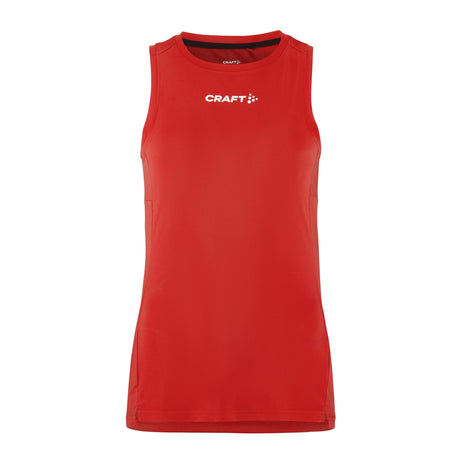 Rush 2.0 Singlet W - Red - Front