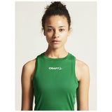 Rush 2.0 Singlet W - Green - Closeup 6