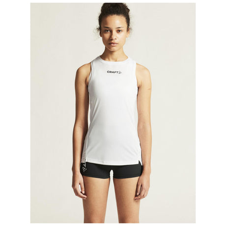 Rush 2.0 Singlet W - White - Closeup 5