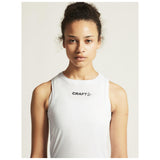 Rush 2.0 Singlet W - White - Closeup 6