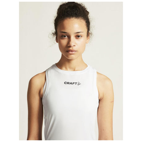 Rush 2.0 Singlet W - White - Closeup 6