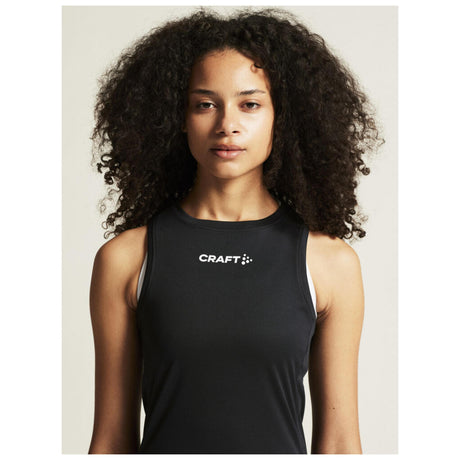 Rush 2.0 Singlet W - Black - Closeup 6