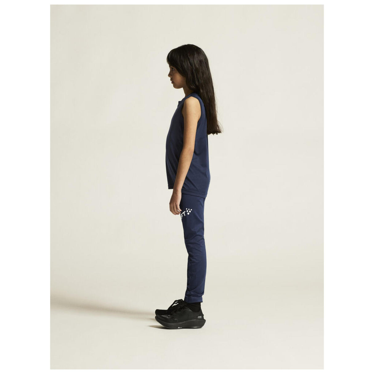 Rush 2.0 Singlet Jr - Navy - Closeup 2