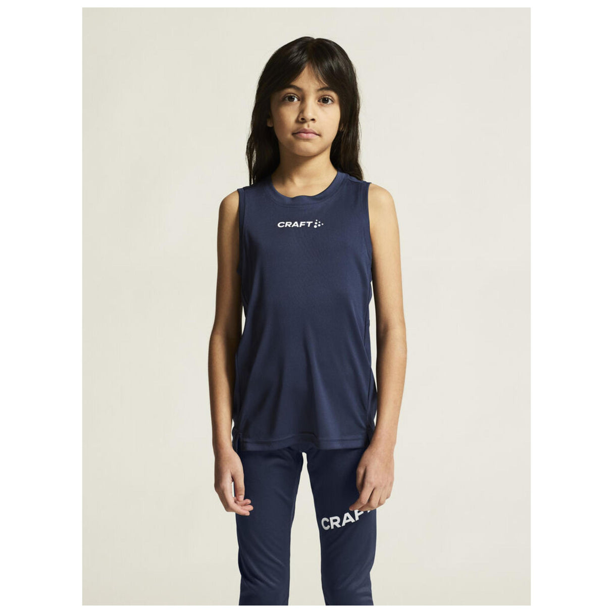 Rush 2.0 Singlet Jr - Navy - Closeup 5