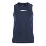Rush 2.0 Singlet Jr - Navy - Front