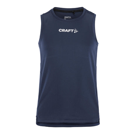 Rush 2.0 Singlet Jr - Navy - Front