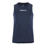 Rush 2.0 Singlet Jr - Navy - Front