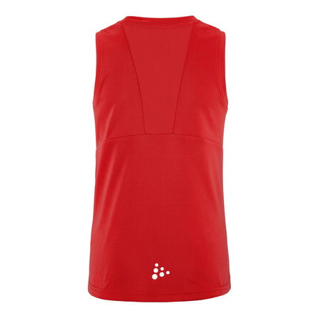 Rush 2.0 Singlet Jr - Red - Back