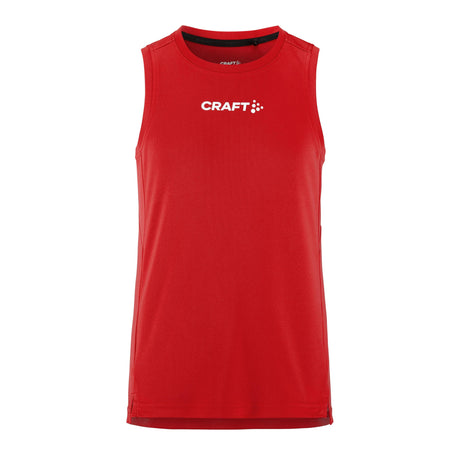 Rush 2.0 Singlet Jr - Red - Front